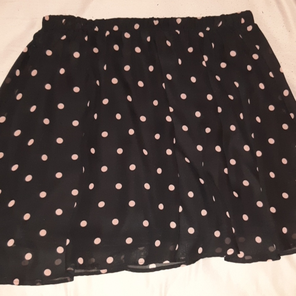 💟Pink Polka Dot Skirt💟